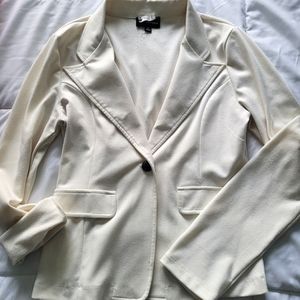 Ivory blazer- soft material
